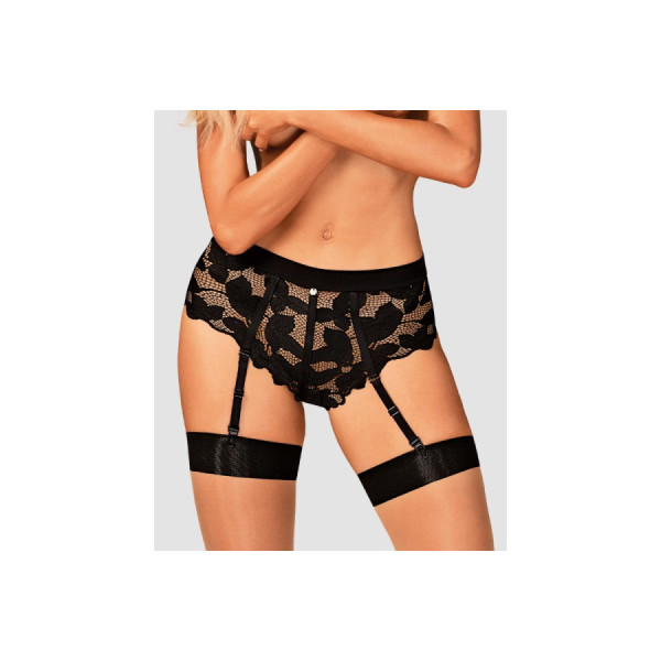 Editya Culotte jarretière Noire